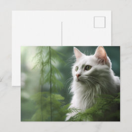 Postal Carte postale Chat Foret 7