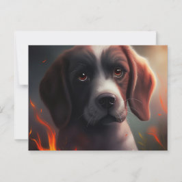 Postal Carte Postale Chien Divers