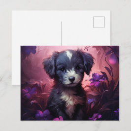 Postal Carte Postale Chien Ensoleillé