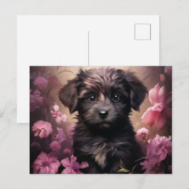 Postal Carte Postale Chien Jardinier