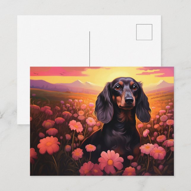 Postal Carte postale Daisy's Radiance: (Anverso / Reverso)