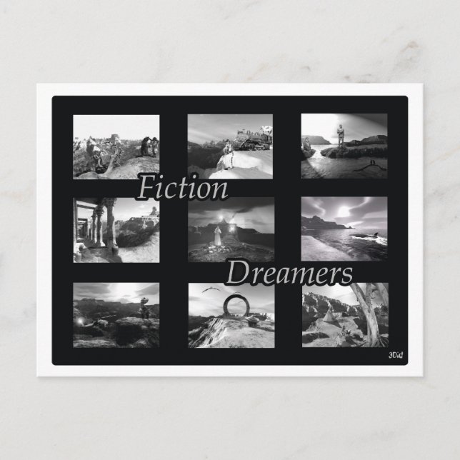 Postal Carte Postale dreamers de ficción (Anverso)