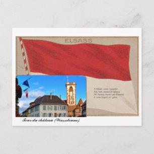 Postal Carte postale "Elsass" Tour du château Wasselonne