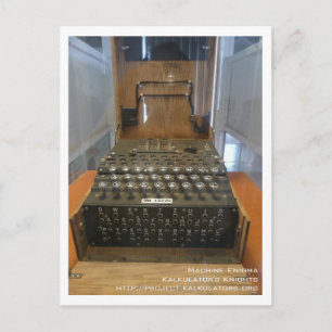 Postal Carte postale Enigma