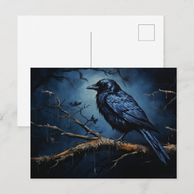 Postal Carte postale Ethereal Feathers (Anverso / Reverso)