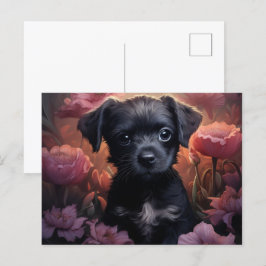 Postal Carte Postale Fleur Épanouie Canine