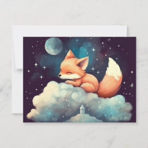 Postal Carte Postale Fox