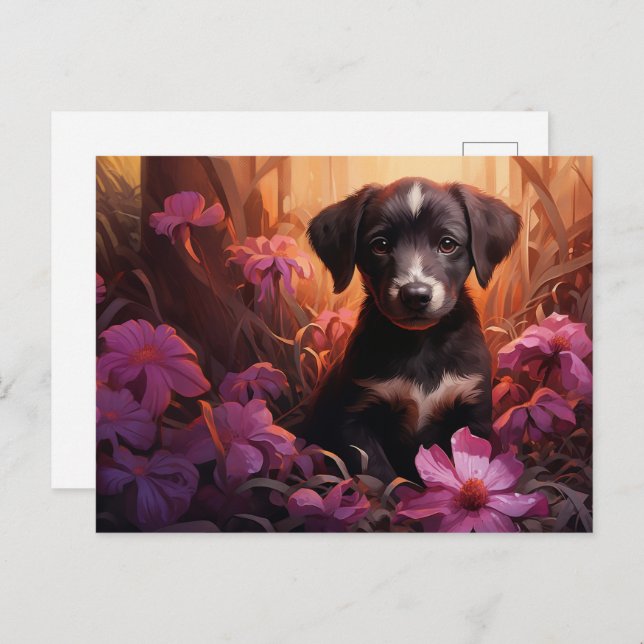 Postal Carte postale Gentle Furball (Anverso / Reverso)