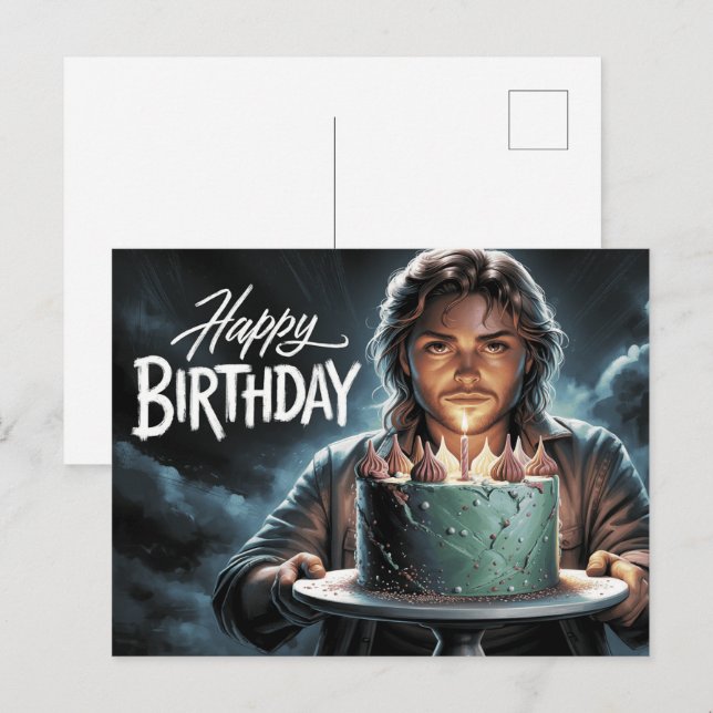Postal Carte Postale Happy Birthday 2026 (Anverso / Reverso)