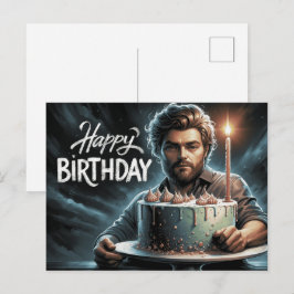 Postal Carte Postale Happy Birthday 2026 -2
