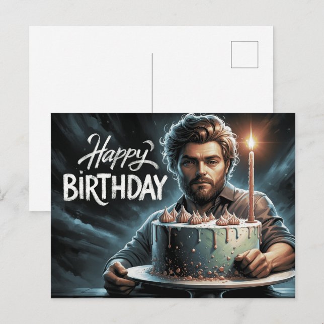 Postal Carte Postale Happy Birthday 2026 -2 (Anverso / Reverso)
