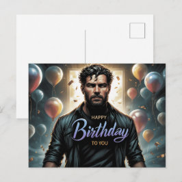 Postal Carte Postale Happy Birthday 2026 -5