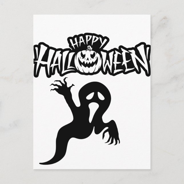 Postal Carte postale Happy Halloween (Anverso)