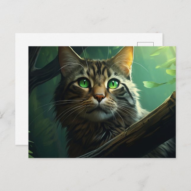 Postal Carte postale In the Heart of the Jungle (Anverso / Reverso)