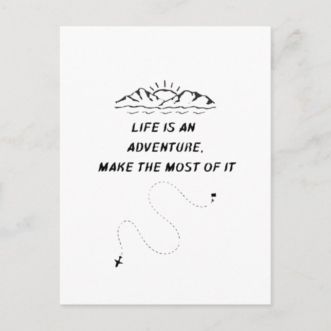 Postal Carte Postale Inspirante  (Anverso)