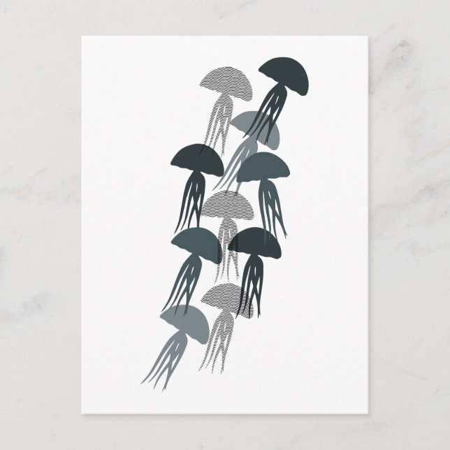 Postal Carte postale JELLYFISH (Anverso)