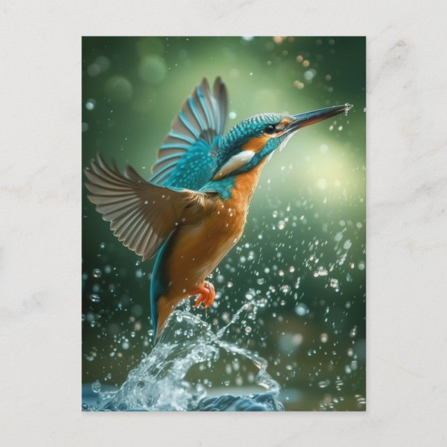 Postal Carte postale Kingfisher (Anverso)
