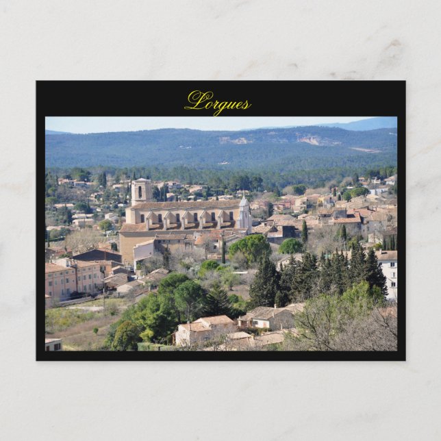 Postal Carte postale Lorgues (Anverso)