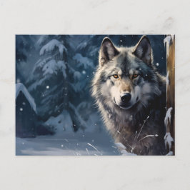 Postal Carte postale Loup Série 1-3