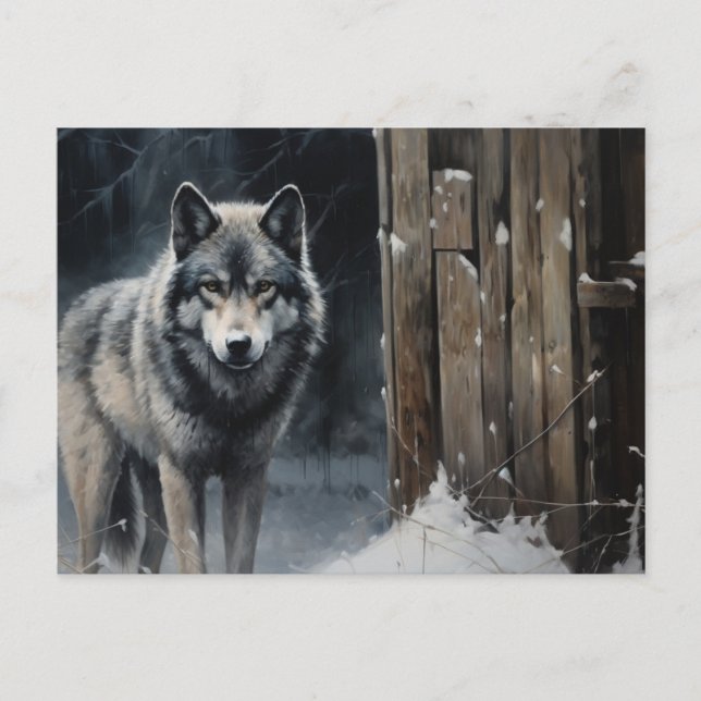 Postal Carte postale Loup Série 1-6 (Anverso)