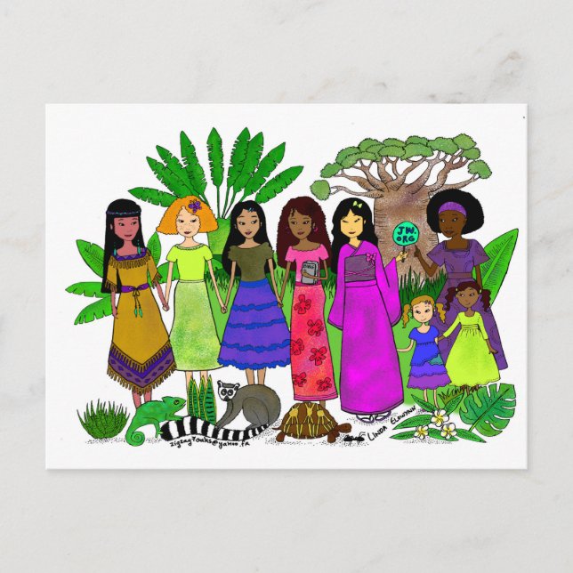 Postal Carte postale Madagascar internationale (Anverso)