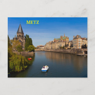 Postal Carte Postale Metz, Francia