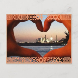 Postal Carte Postale - Mezquita Abu Dhabi - Emiratos Árab