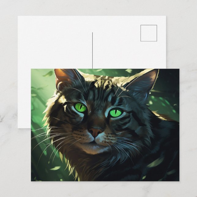 Postal Carte postale Nocturnal Hunters (Anverso / Reverso)