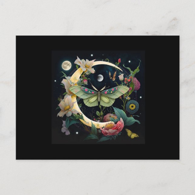 POSTAL CARTE POSTALE- PAPILLON DE NUIT (Anverso)