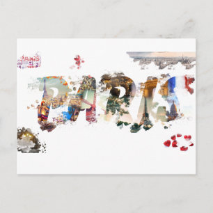 Postal Carte Postale PARIS