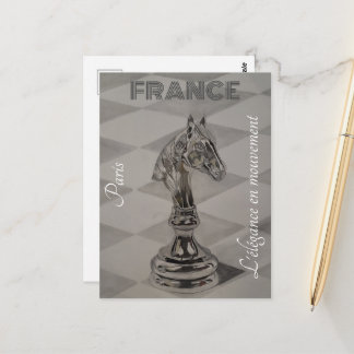 Postal Carte Postale Paris France -l'élégance en mouvemen