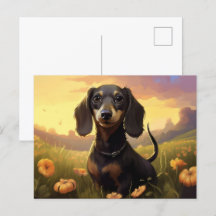 Carte postale Paws in Petals