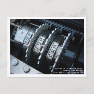 Postal Carte postale Rotor Enigma