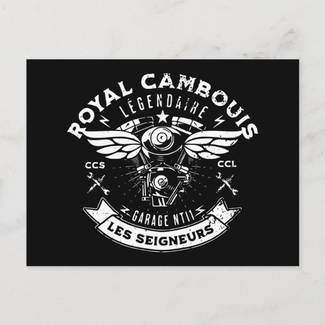 Postal carte postale royale cambouis (Anverso)