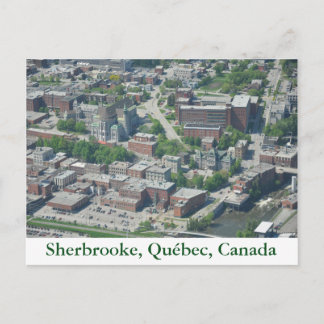 Postal Carte postale Sherbrooke, Québec, Canadá