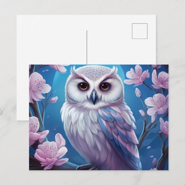 Postal Carte postale Silent Wings (Anverso / Reverso)