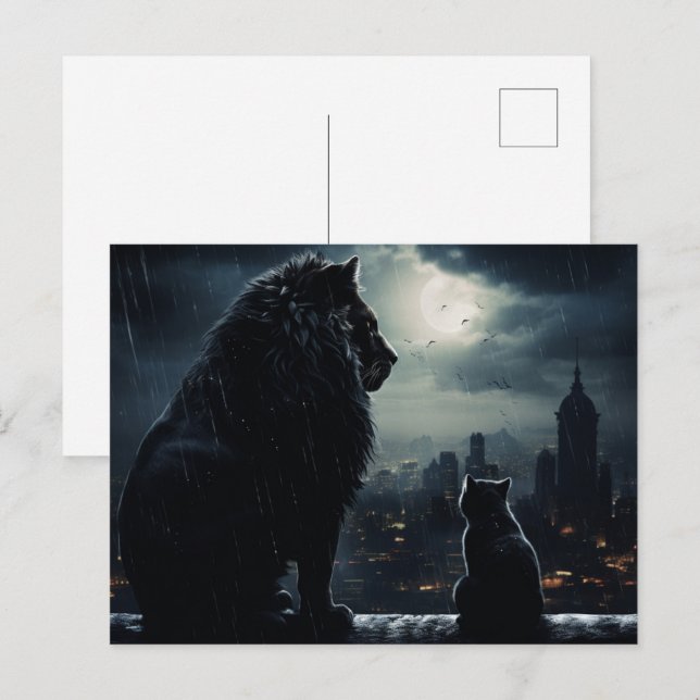 Postal Carte postale Strange Encounters (Anverso / Reverso)