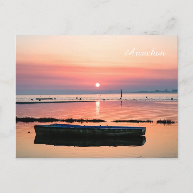 Postal Carte Postale Sunrise Arcachon (Anverso)