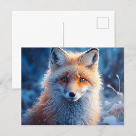 Postal Carte postale The Agile Fox: Furtive Sketches