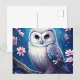 Postal Carte postale The Enigmatic Owl's Secret
