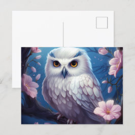 Postal Carte postale Whispers in the Shadow of the Owl