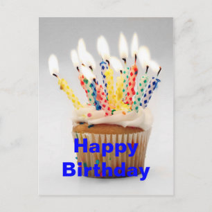 Postal Cartel de bienvenida de cumpleaños de toneladas de