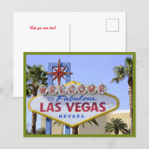 Postal Cartel de bienvenida de Green Nevada