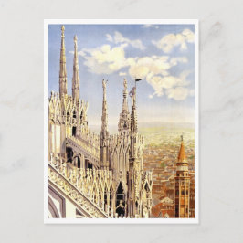 Postal Cartel de Cartel de Viaje de la Vieja Italia