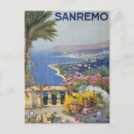 Postal Cartel de Cartel de Viaje de la Vieja Italia