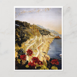 Postal Cartel de Cartel de Viaje de la Vieja Italia
