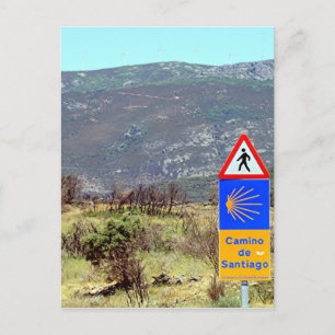 Postal Cartel de El Camino de Santiago de Compostela, Esp