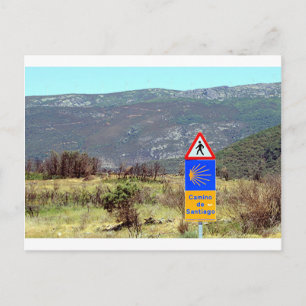 Postal Cartel de El Camino de Santiago de Compostela, Esp