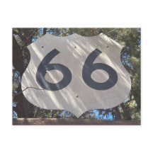 Cartel de Escudo de la Ruta 66