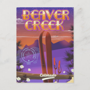 Postal Cartel de esquí de Beaver creek Colorado